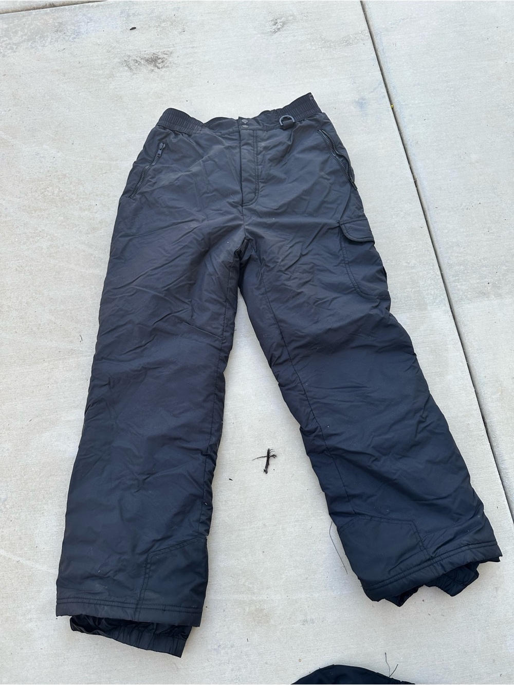 Sport Essentials Black Insulated Snow Ski Pants Men’s Medium Waterproof